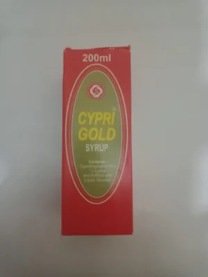 Cyprigold 200ml Syrup (cyproheptadine Hcl)