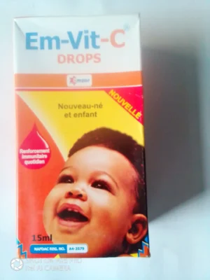 Em-vit-c Vitamin C Drops 15ml
