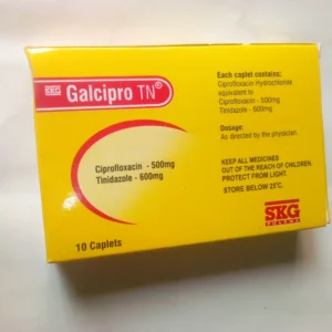 Galcipro Tn Tablet (ciprofloxacin 500mg +tinidazole 600mg)