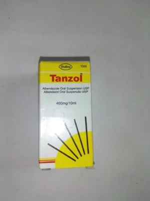 Tanzol 400mg/10ml Suspension (albendazole)