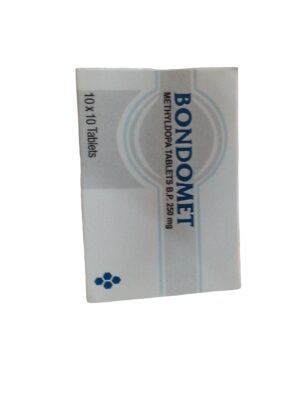 Bondomet 250mg Tablet (methyldopa)
