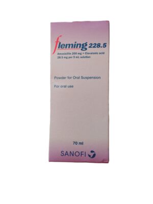 Fleming 228.5 Suspension (amoxicillin 200mg + Clavulanic Acid 28.5mg)