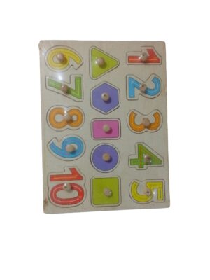 Numbers And Alphabet Wooden Board