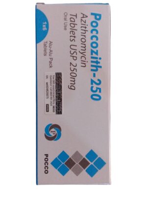Poccozith Azithromycin 250mg By 6