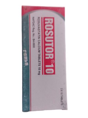 Rosutor 10mg Tablet (rosuvastatin)