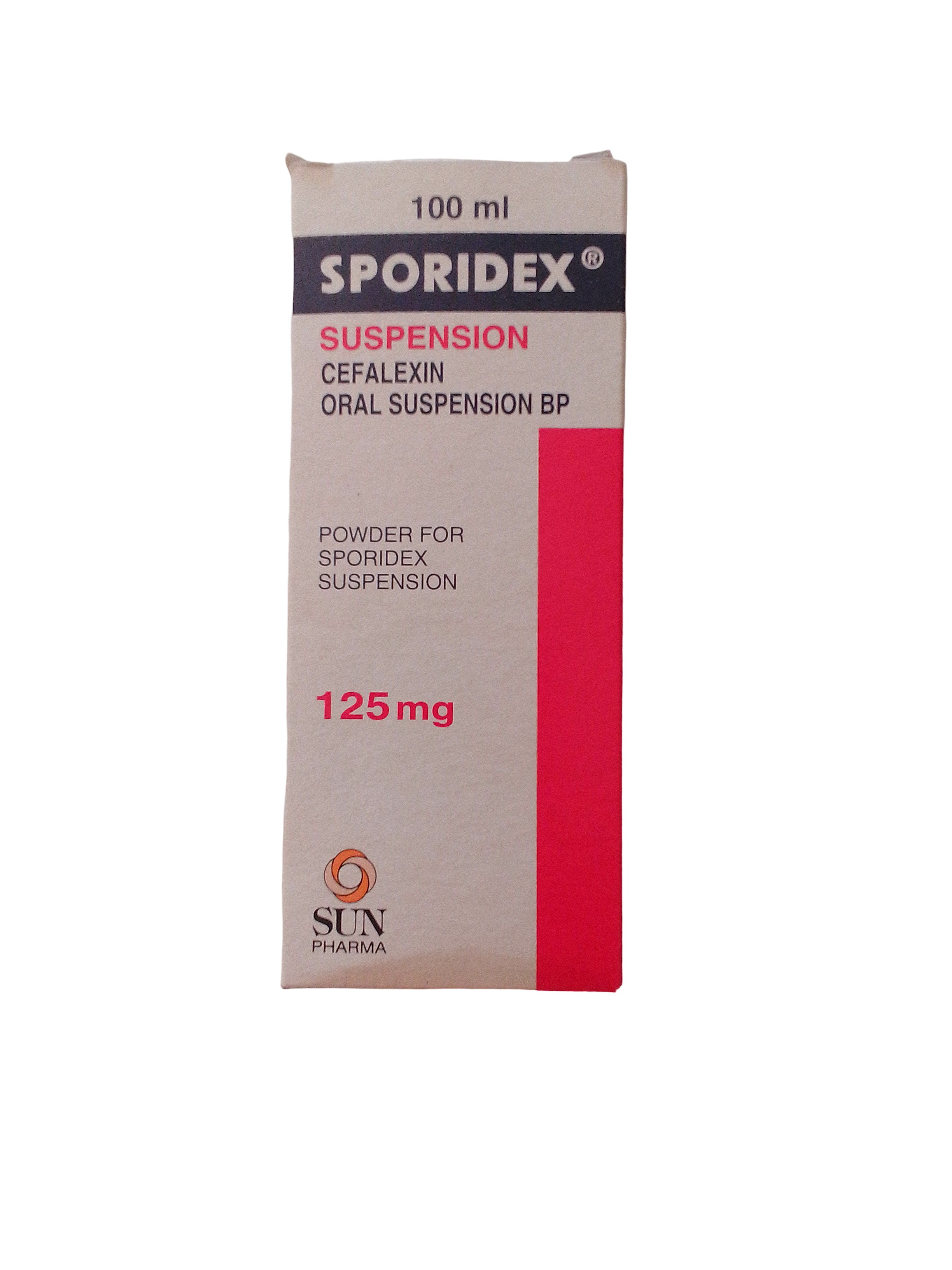 Sporidex Cephalexin Suspension 250mg/5ml