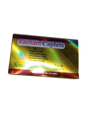 Kacham 50/250/325mg Tablet (diclofenac/chlorzoxazone/paracetamol)