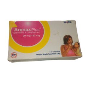 Arenax Plus X 6 (artemether/lumefantrine)
