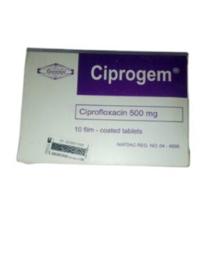 Ciprogem 500mg (ciprofloxacin)