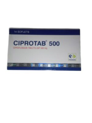 Ciprotab 500mg Tablet * 14 (ciprofloxacin)