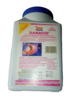 Danacid Tablet (compound Magnesium Trisilicate) X1000