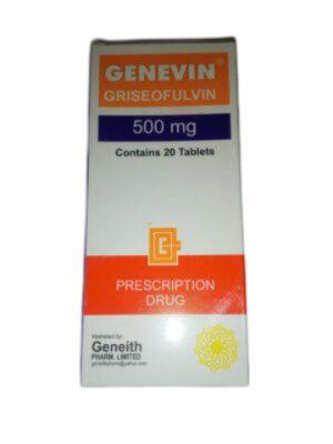 Genevin 500mg Tablet (griseofulvin)