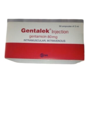 Gentamycin 80mg/2ml Injection