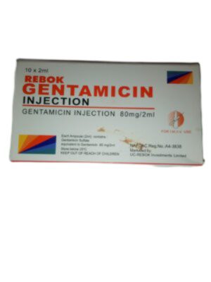 Gentalek 80mg Injection (gentamycin)