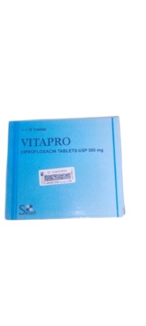 Vitapro 500mg Tabs (ciprofloxacin)