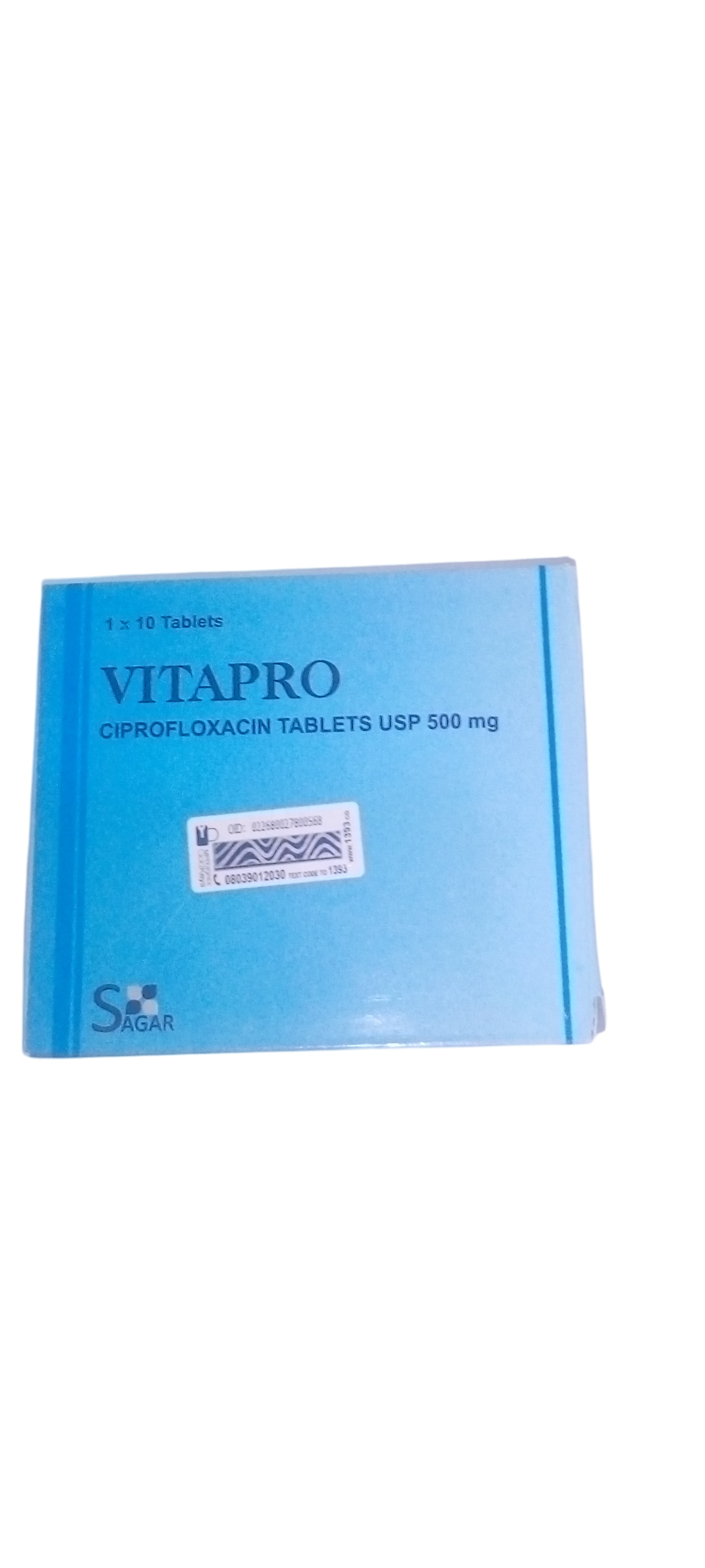 Vitapro 500mg Tabs (ciprofloxacin)