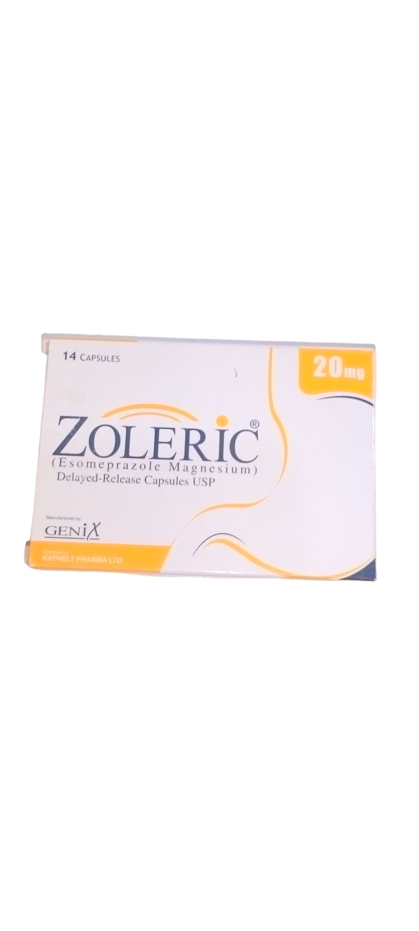 Zoleric 20mg Tablet (esomeprazole)